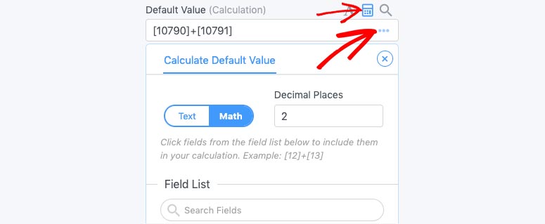 Default value