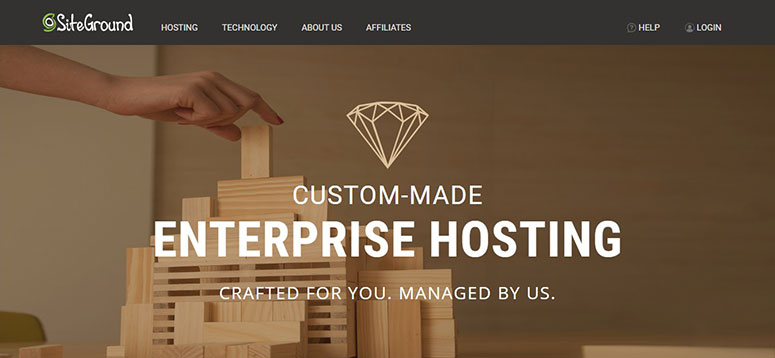 SiteGround deals on Enterprise Hosting