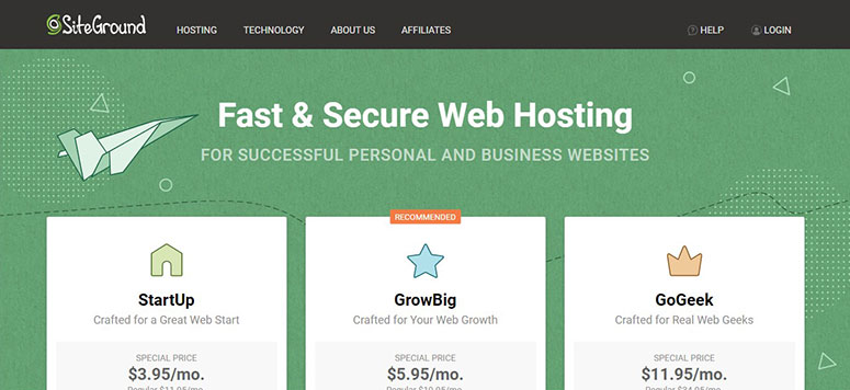 SiteGround Web Hosting, free ssl