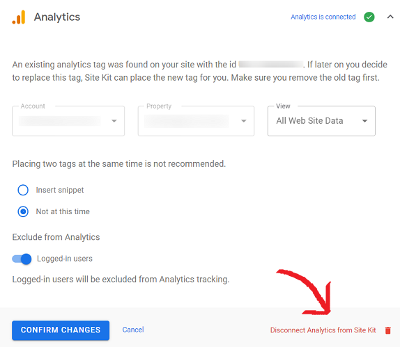 Site Kit - IsItWP - Detetor de temas WordPress gratuito Site Kit
