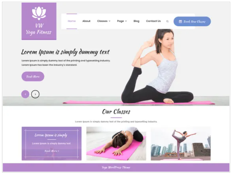 yoga theme