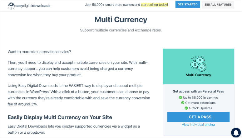 edd multicurrency