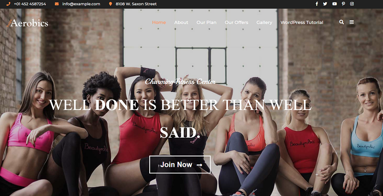 Aerobics, freelancers theme