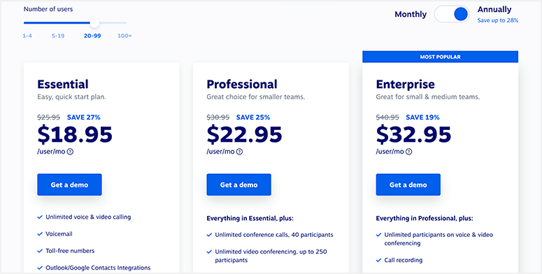 Nextiva Pricing