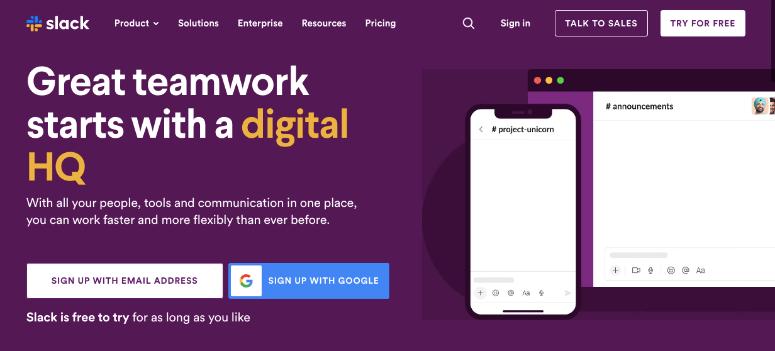 Slack - IsItWP - Detetor de temas WordPress gratuito Slack