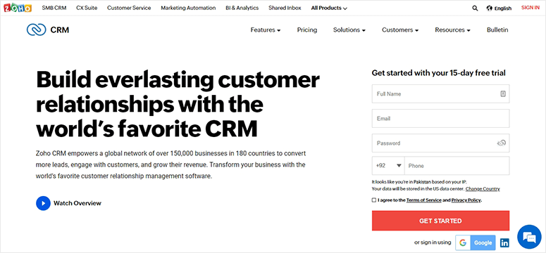 Zoho CRM