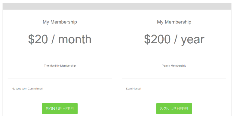 memberpress pricing page