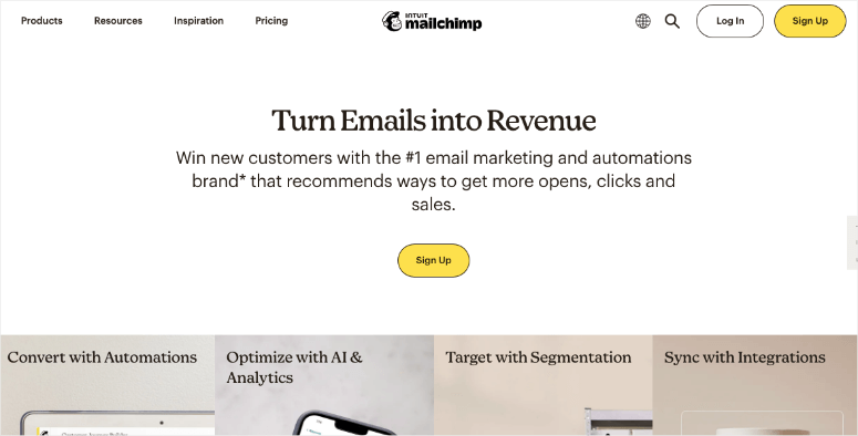 Mailchimp email marketing