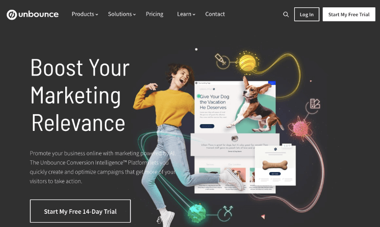 unbounce popups