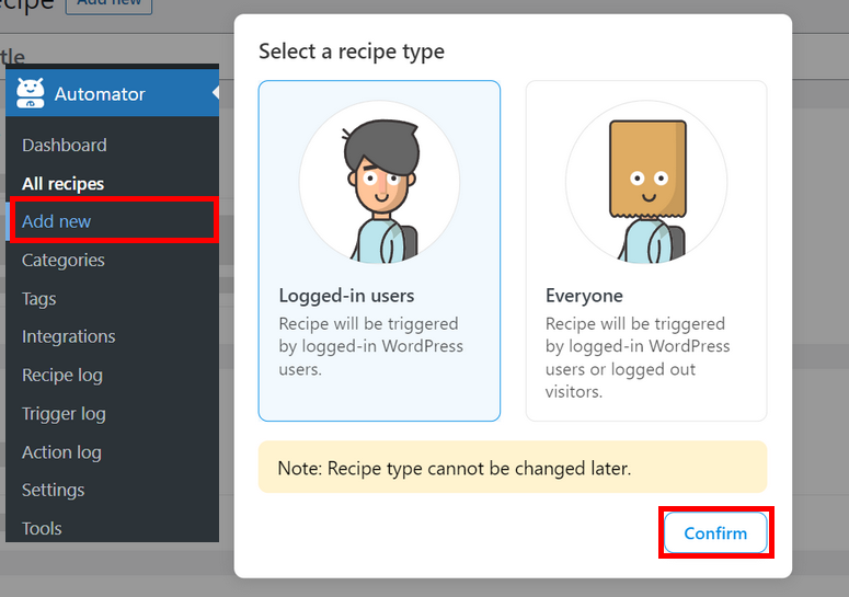 create recipe to embed slack in wordpress