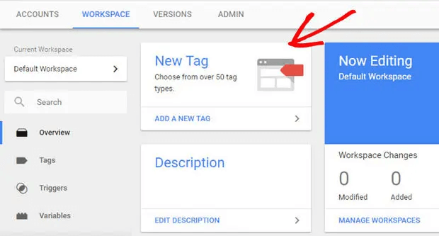 click-new-tag - IsItWP - Detetor de temas WordPress gratuito
