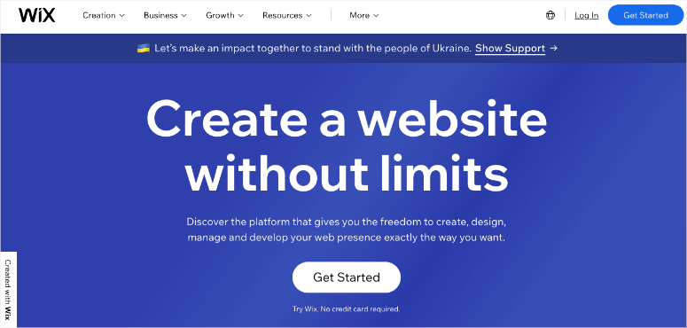 Wix website builder