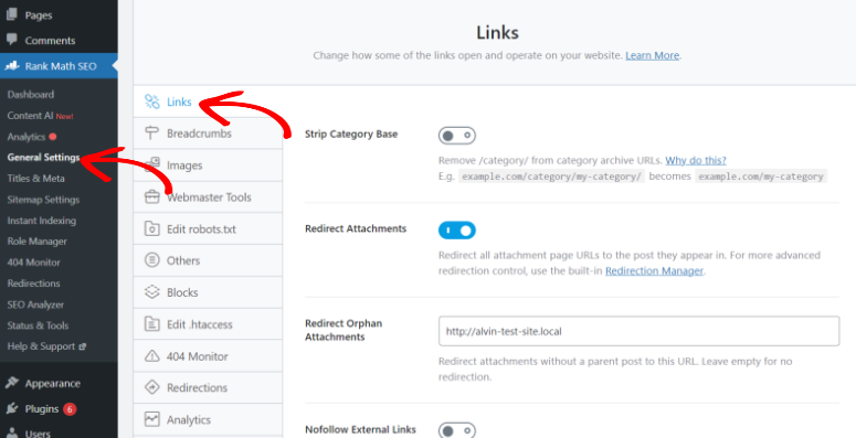 rank-math-links - IsItWP - Detetor de temas WordPress gratuito rank math links