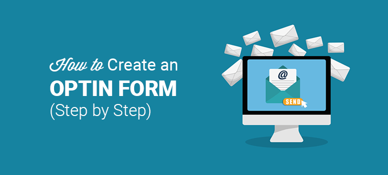 how to create an optin form