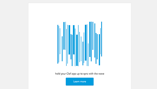 Sync Clef waves on your phone and WordPress