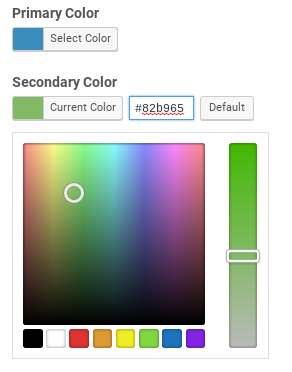 Hueman Review - color picker