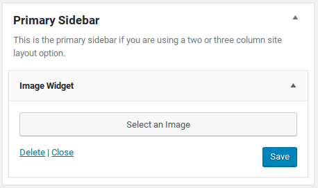 Image Widget Review - select your image