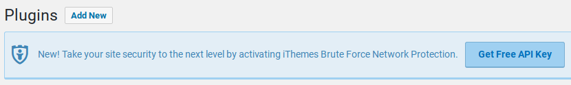 iThemes Security Review - activate brute force api