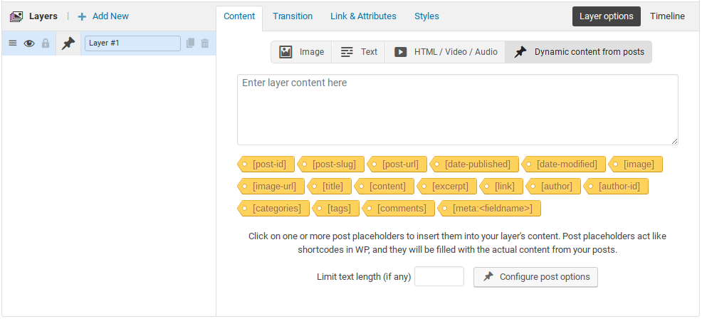 LayerSlider Review - add layers