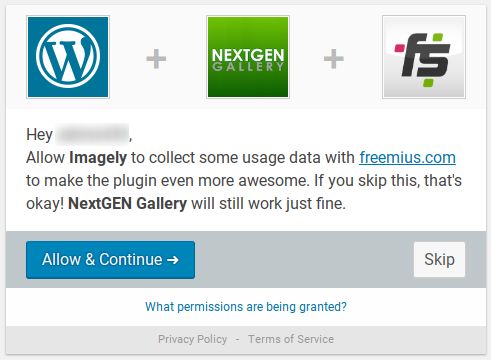 NextGEN Gallery review - skip data collection