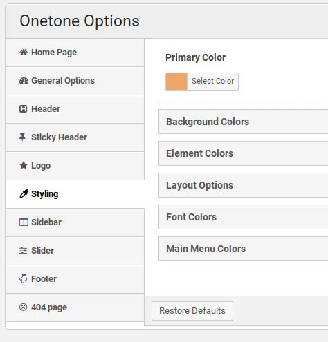 Onetone Review - style