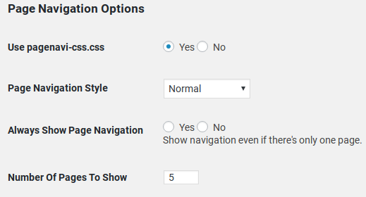 WP-PageNavi Review - more options