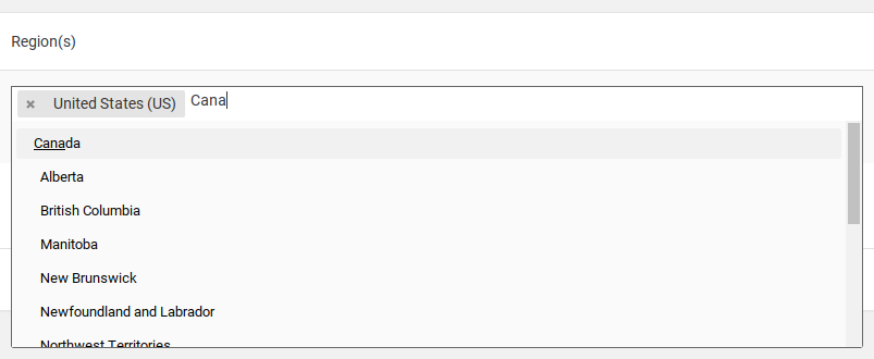 WooCommerce setup - multiple regions for shipping zone
