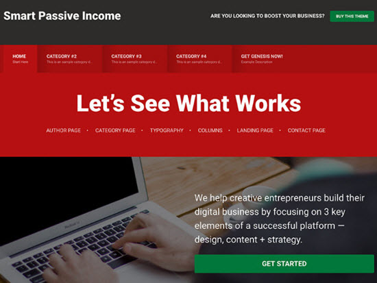 Smart-Passive-Income-Pro-theme-homepage