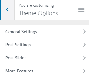 poseidon theme options