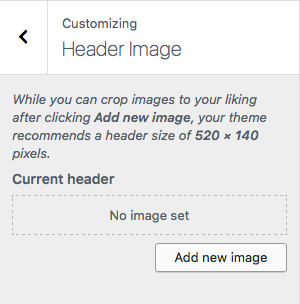 studiopress interior pro review - upload header