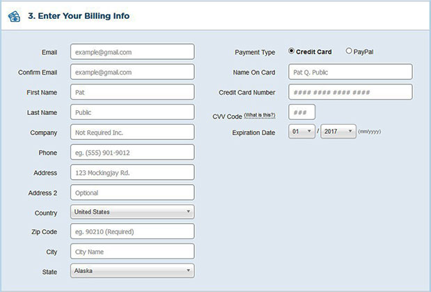Billing Info