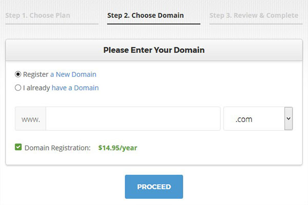 Enter Domain Name
