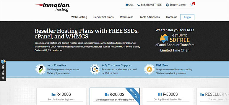 Inmotion Reseller Hosting