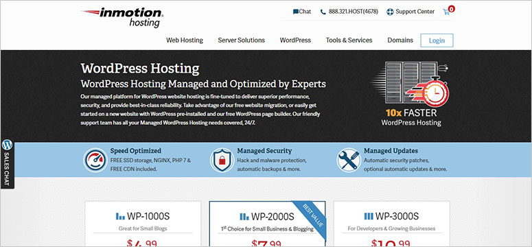 InMotion WordPress Hosting