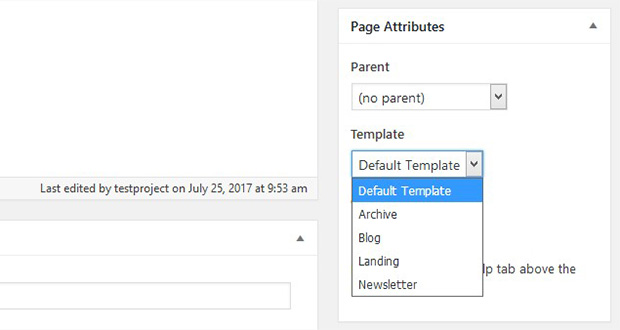 Page Attributes