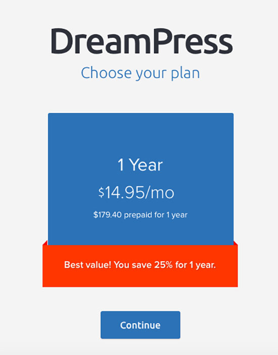 DreamPress Plan