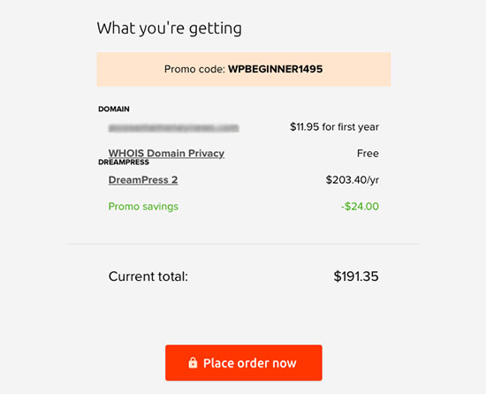 DreamPress Purchase
