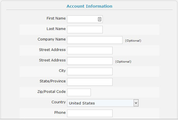 Account Info