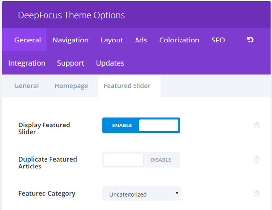 elegant themes deepfocus slider elegant themes deepfocus slider