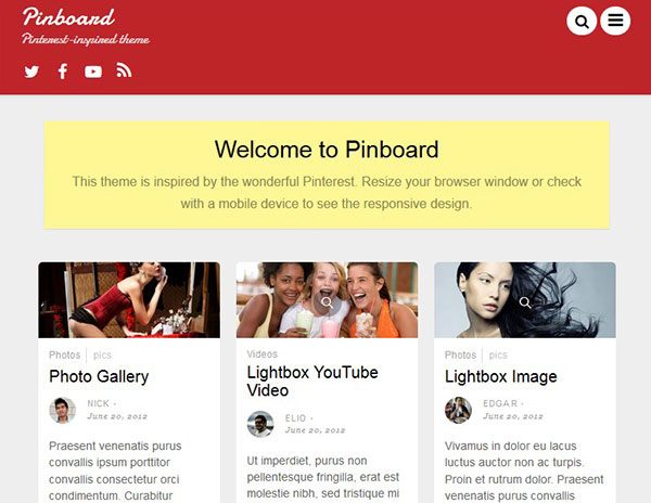 Themify Pinboard Review