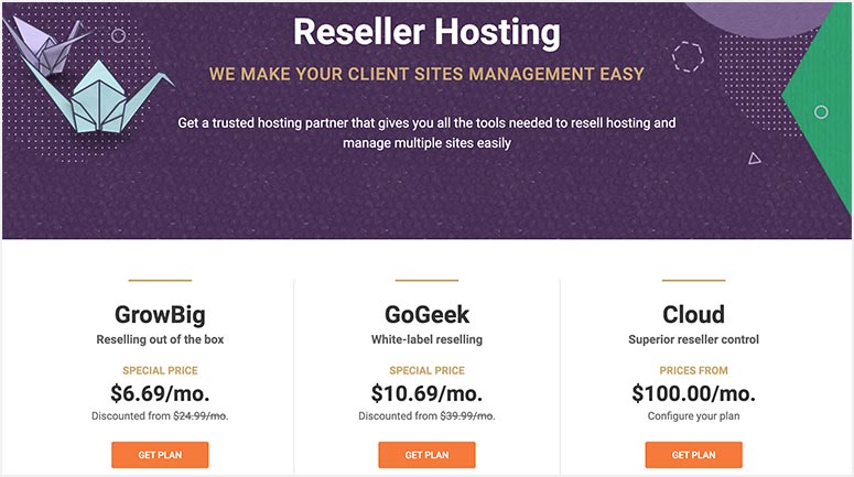 SiteGround Reseller Hosting