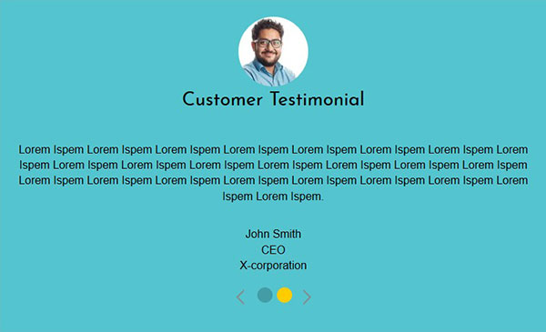 Testimonial Slider