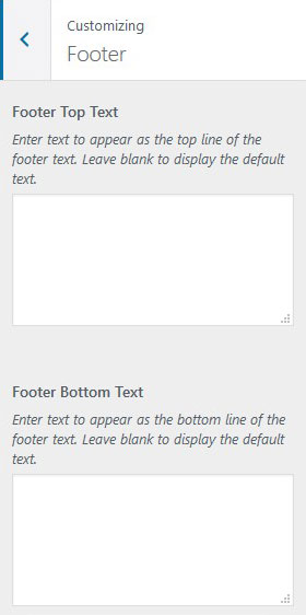 Footer Text