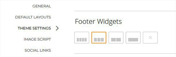 Footer Widgets