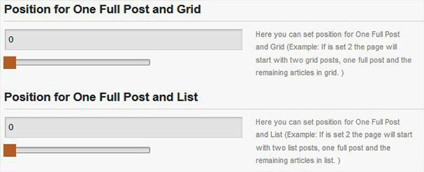 Post and List/Grid