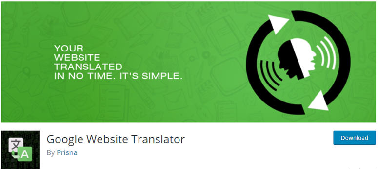 google website translator