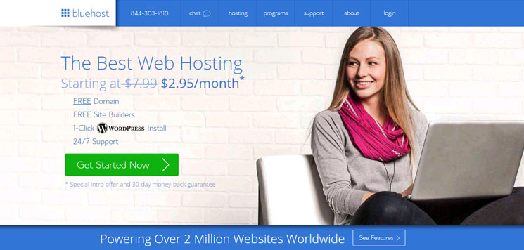 bluehost-hosting-free-business-emails