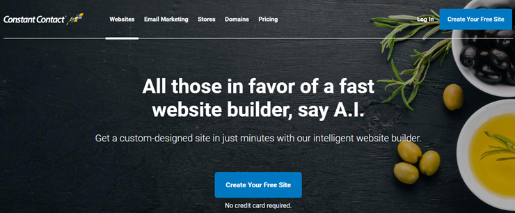 constant contact website builder