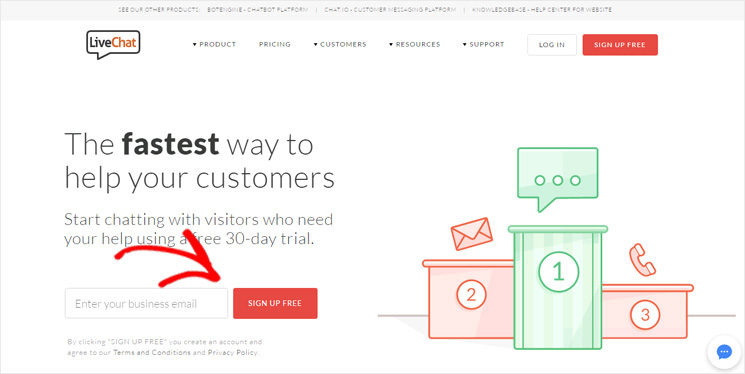 livechat-service-sign-up-free