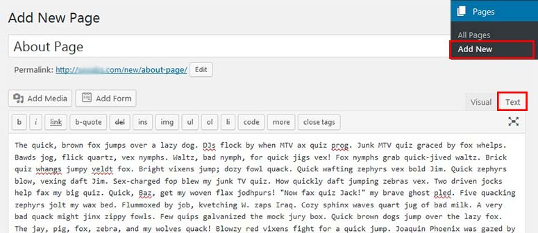 Page import in WordPress - IsItWP - Free WordPress Theme Detector Page import in WordPress